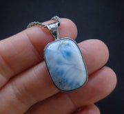 Larimar Sterling Silver Pendant