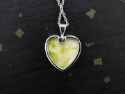 Highland Marble Sterling Silver Heart Pendant