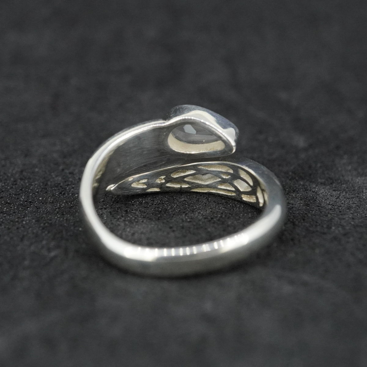 Scottish Chalcedony Sterling Silver Fancy Ring
