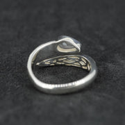 Scottish Chalcedony Sterling Silver Fancy Ring