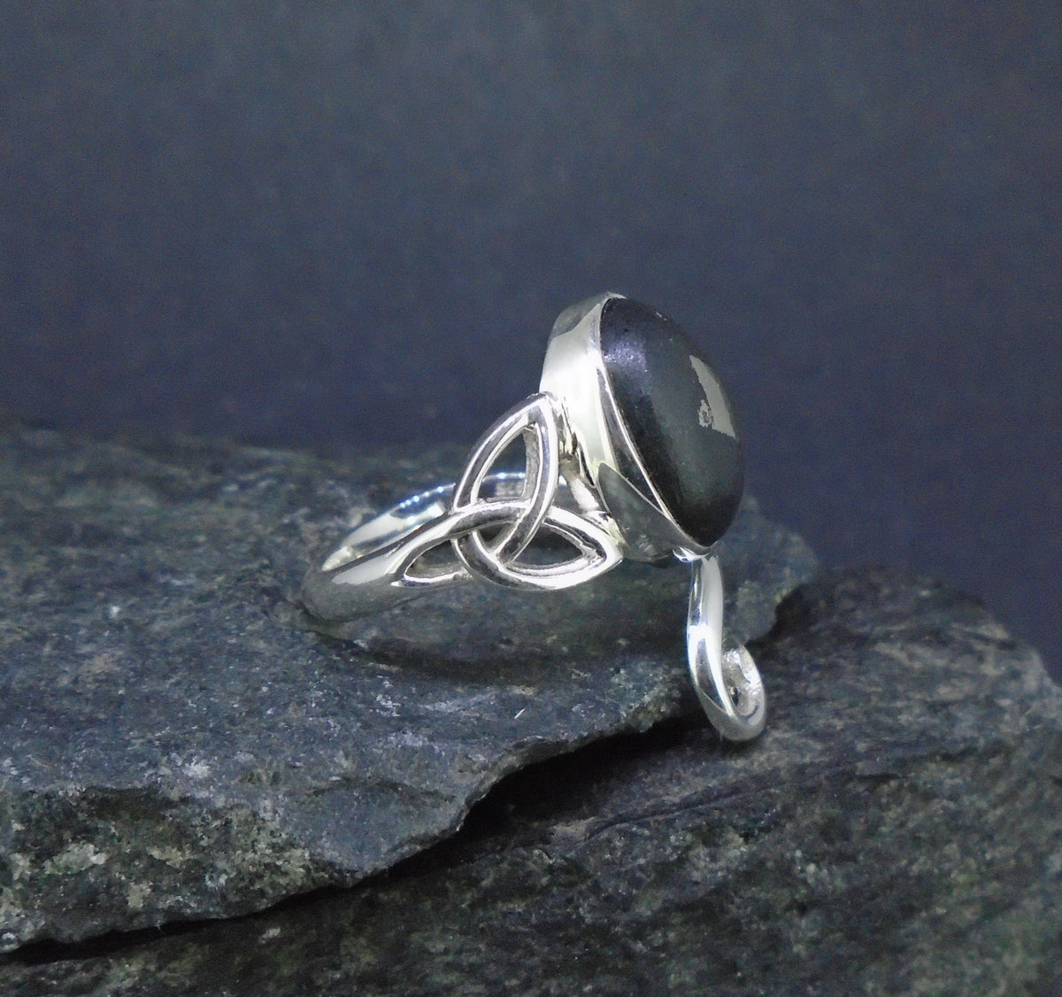 Easdale Gold Sterling Silver Celtic Ring