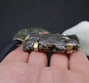 Monster Meteorite Sterling Silver Pendant