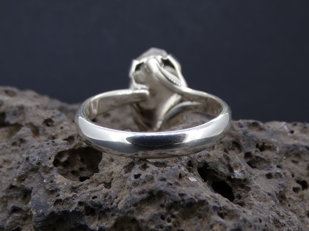 Natural Herkimer Diamond Sterling Silver Ring