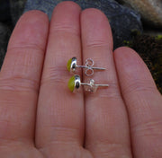 Highland Marble Sterling Silver Stud Earrings (6mm)