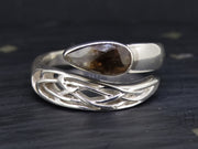 Perthshire Smoky Quartz Sterling Silver Wrap Ring