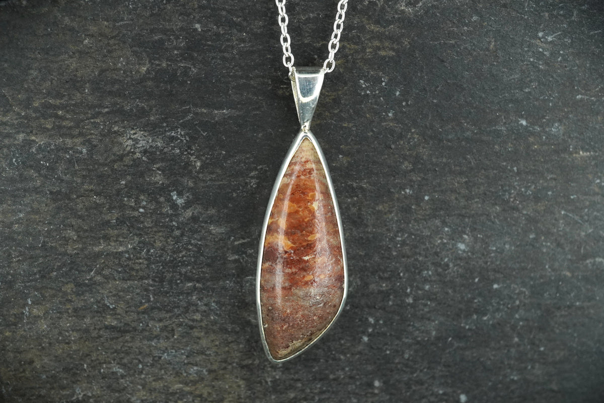 Arthur's Seat Jasper Sterling Silver Pendant