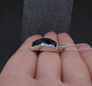 Whitby Jet Sterling Silver Pendant