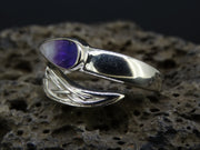Amethyst with Quartz Sterling Silver Wrap Ring