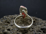 Rhodochrosite Sterling Silver Claw Set Ring