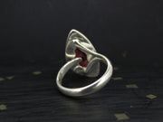 Thulite Sterling Silver Adjustable Ring