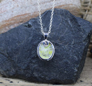 Wee Iona Marble Sterling Silver Pendant