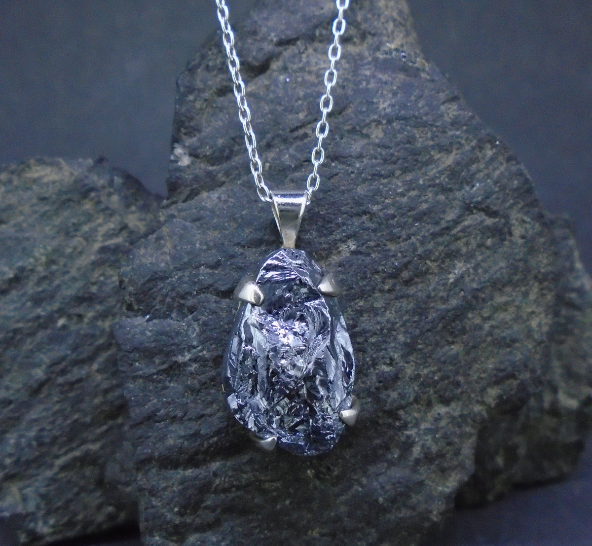 Silicon Sterling Silver Pendant