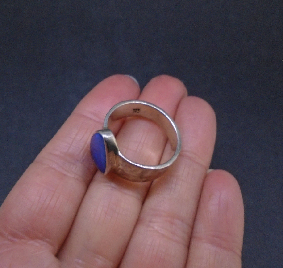 Opal Sterling Silver  Ring