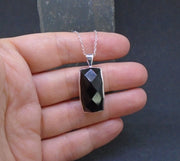 Whitby Jet Sterling Silver Pendant