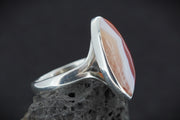 Burn Anne Agate Sterling Silver Ring