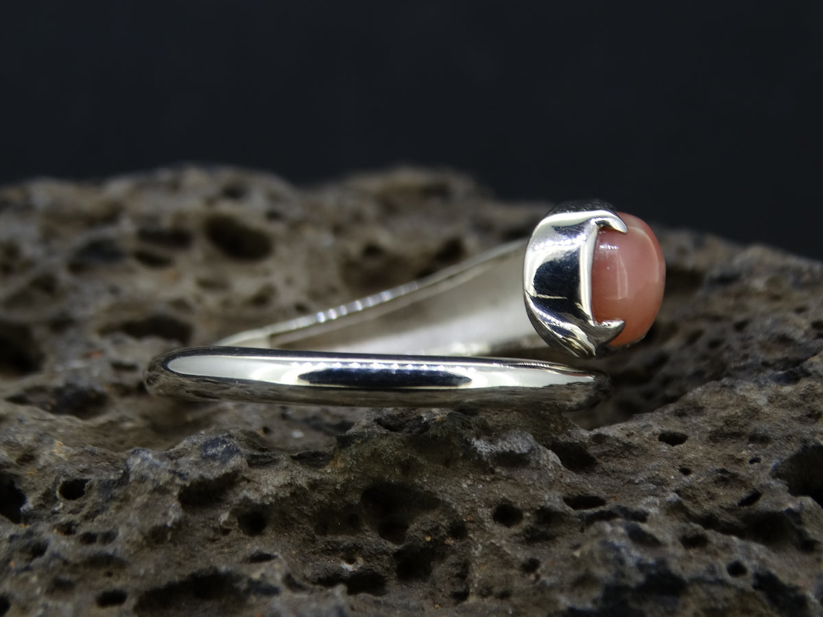 Scottish Isla Rose Sterling Silver Snake Ring