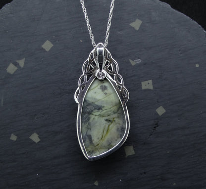 Skye Marble Celtic Waterfall Sterling Silver Pendant