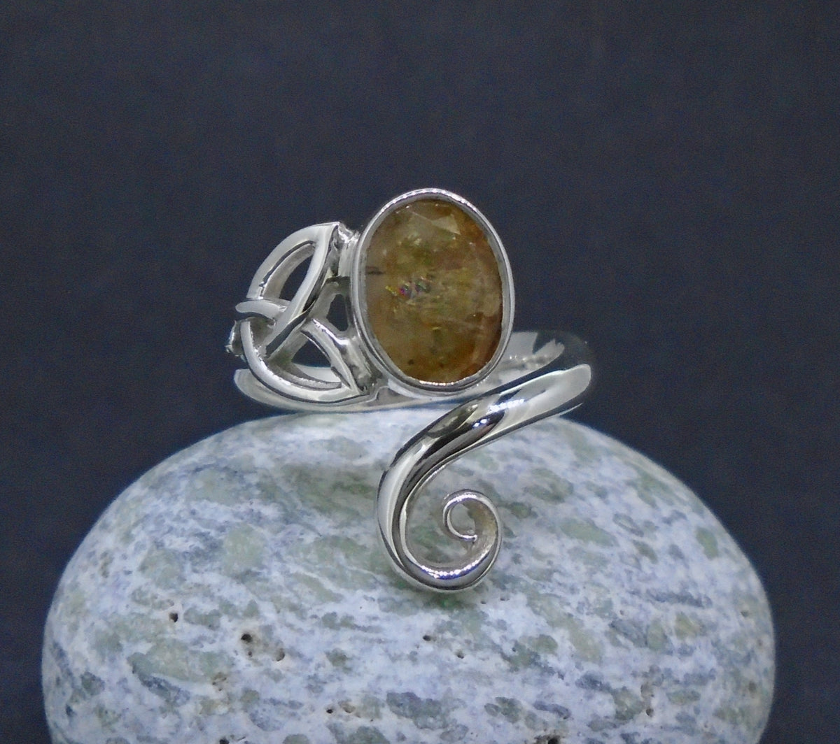 Citrine Sterling Silver  Ring