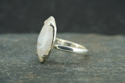 Scottish Ardownie Agate Sterling Silver Ring