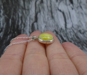 Petite Highland Marble Sterling Silver Pendant