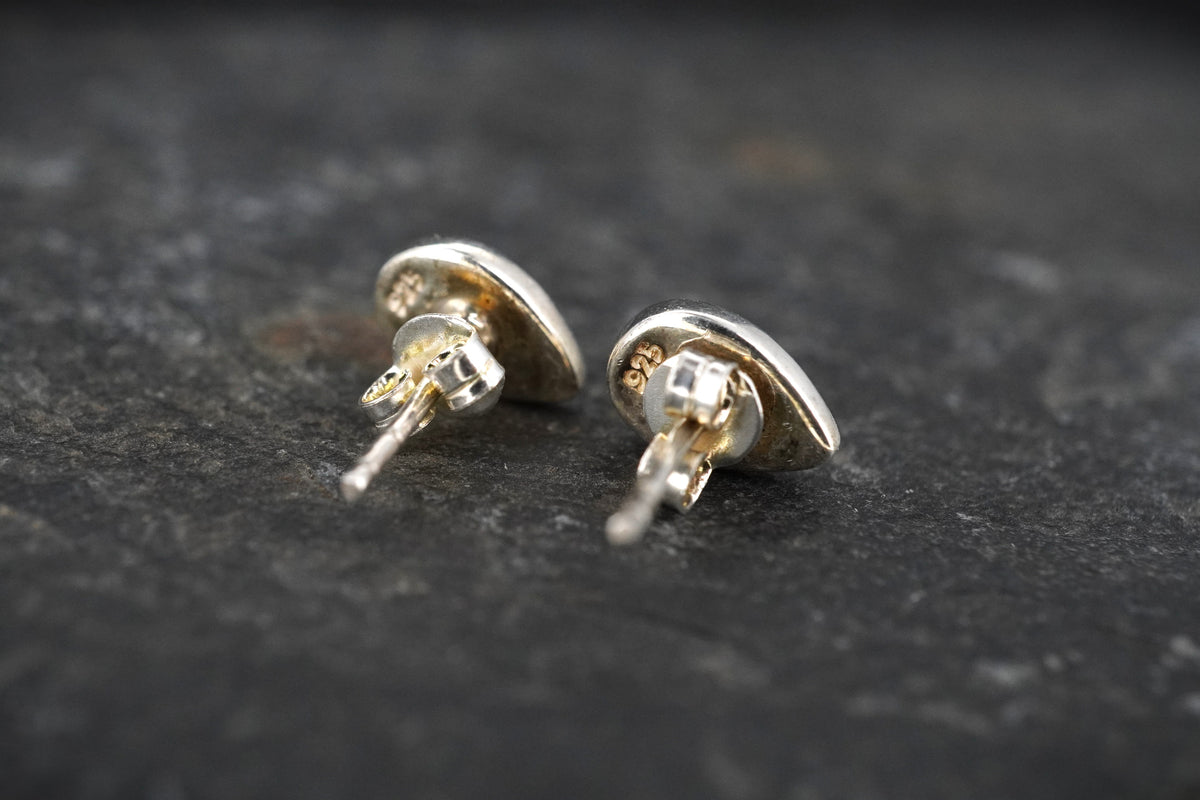 Edinburgh Castle Rock Sterling Silver Stud Earrings