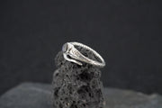 Labradorite Sterling Silver Serpent Ring