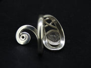 Kingdom 'Diamond' & Zircon Sterling Silver Ring