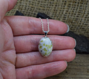 Iona Marble 'Secret Cross' Sterling Silver Pendant