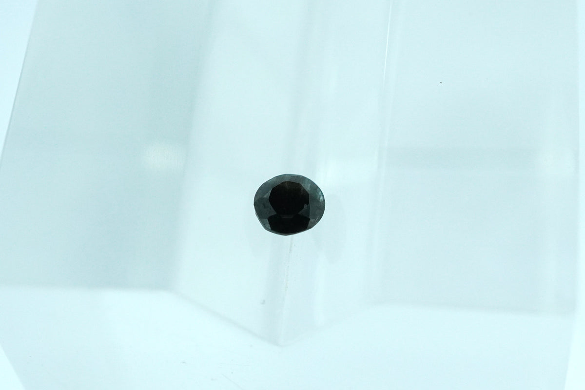 Round Deep Blue Rare Scottish Sapphire Gemstone