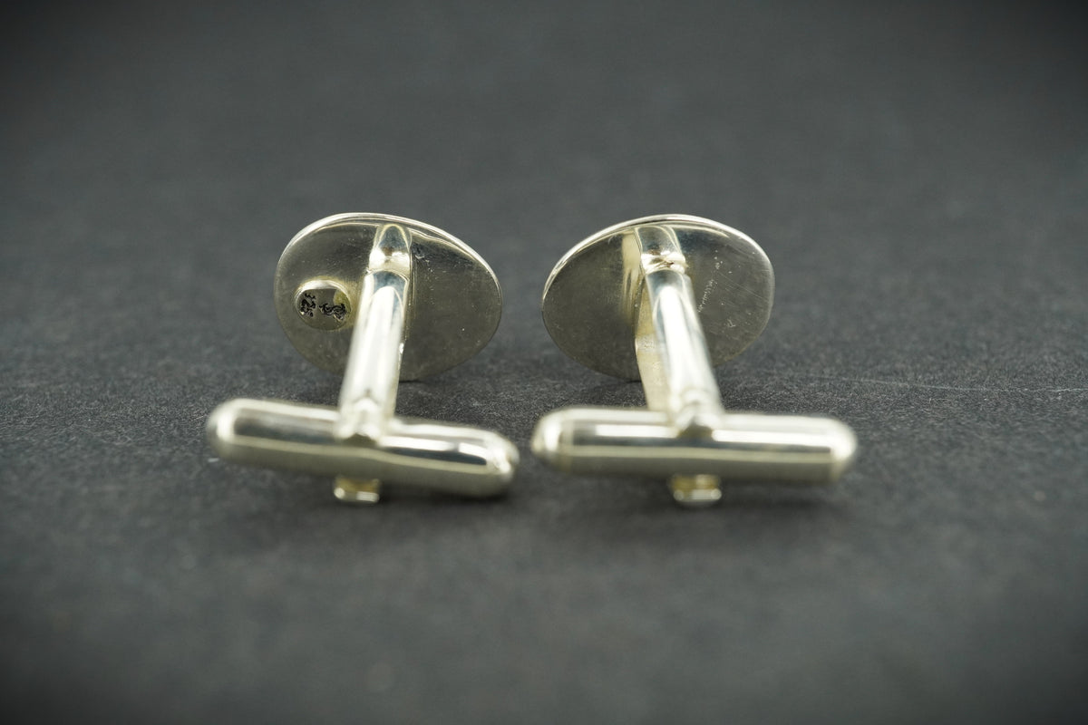 Trilobite Sterling Silver Cufflinks 8x6mm