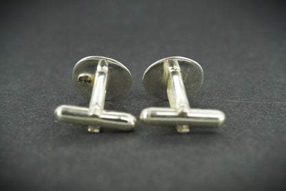 Trilobite Sterling Silver Cufflinks 8x6mm