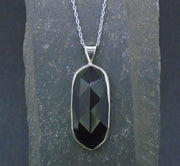 Whitby Jet Sterling Silver Pendant