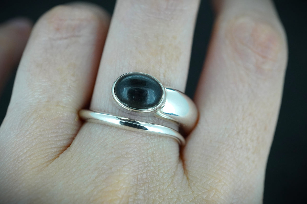Edinburgh Castle Rock Sterling Silver Snake Ring