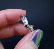 Elie Ruby & 14ct Scottish Gold Sterling Silver Ring