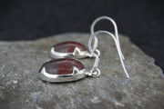 Arthur's Seat Jasper Sterling Silver Oval Drop Earrings