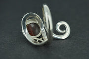 Arthur's Seat Jasper Sterling Silver Spiral Ring
