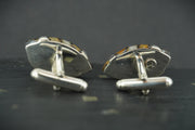 Ammonite Sterling Silver Cufflinks