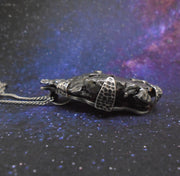 'Star-sung' Colossal Meteorite Sterling Silver Pendant