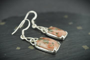 Scottish Isla Rose Oval Drop Cut Earrings