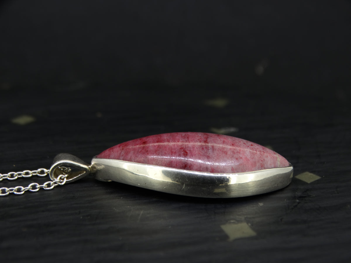 Thulite Sterling Silver Pendant