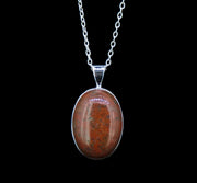 Medium Lewisian Sterling Silver Oval Pendant