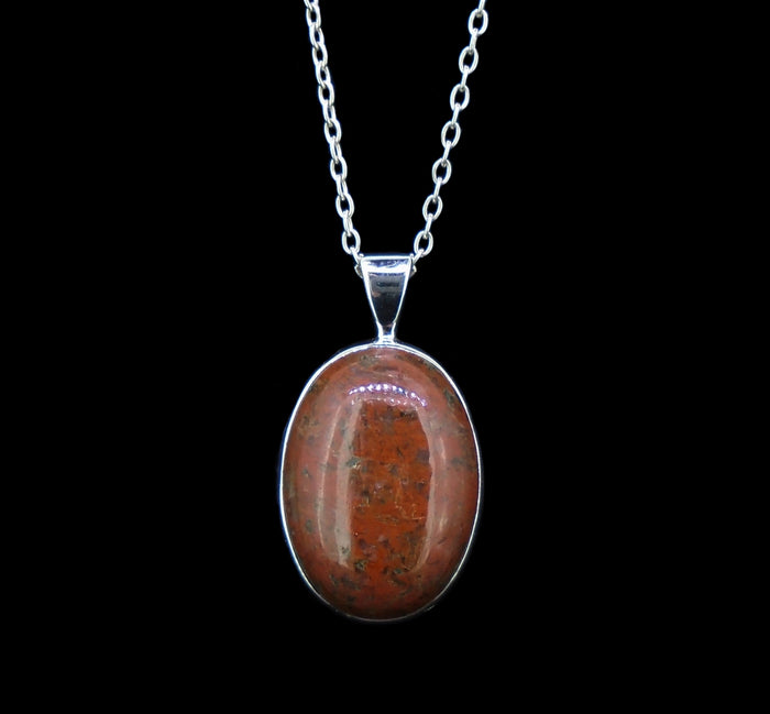 Medium Lewisian Sterling Silver Oval Pendant