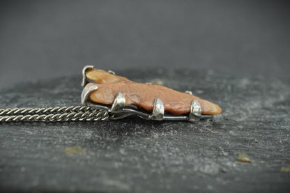 Neolithic Arrowhead Sterling Silver Pendant