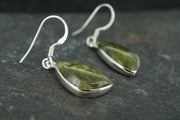 Connemara Marble Sterling Silver Drop Earrings