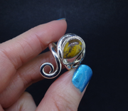 Campsie Fells Jasper Sterling Silver Ring