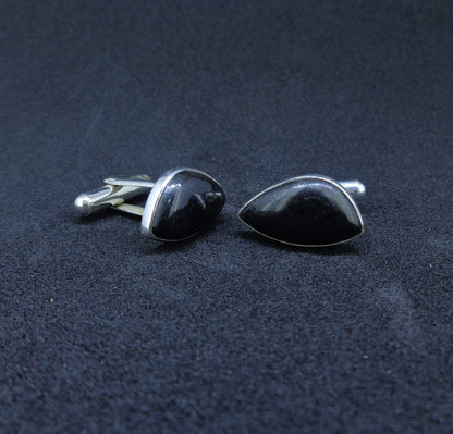 Edinburgh Castle Rock Sterling Silver Cufflinks