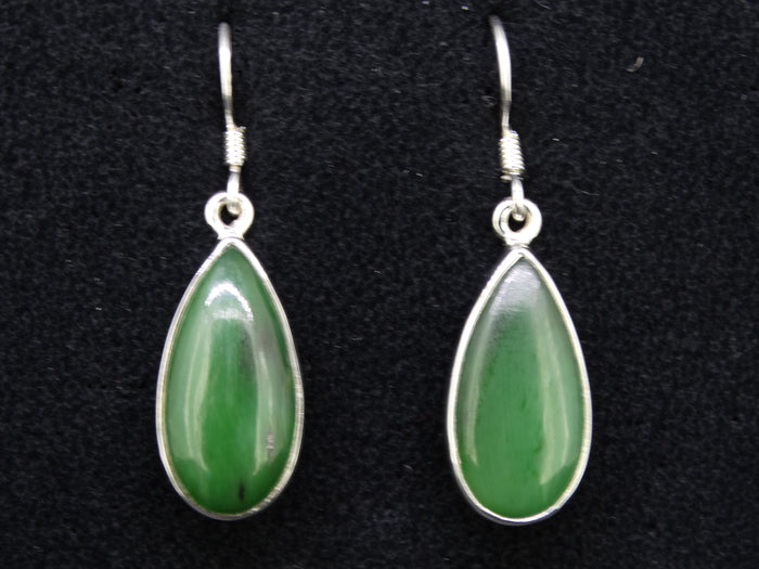 Canadian Jade Sterling Silver Earrings