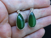 Canadian Jade Sterling Silver Earrings