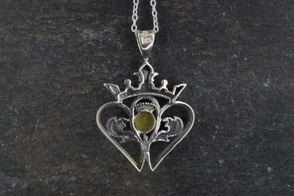 Highland Marble Luckenbooth Sterling Silver Pendant