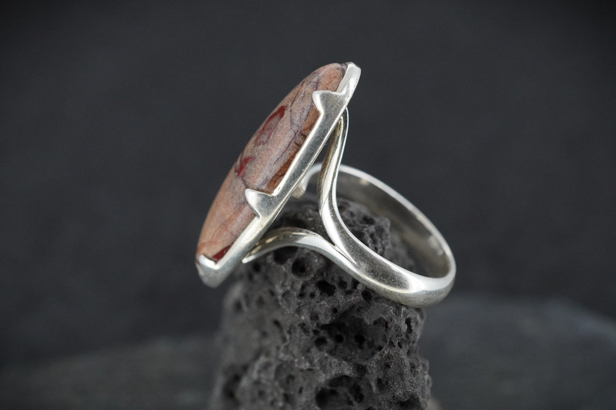Arthur's Seat Jasper Sterling Silver Statement Ring